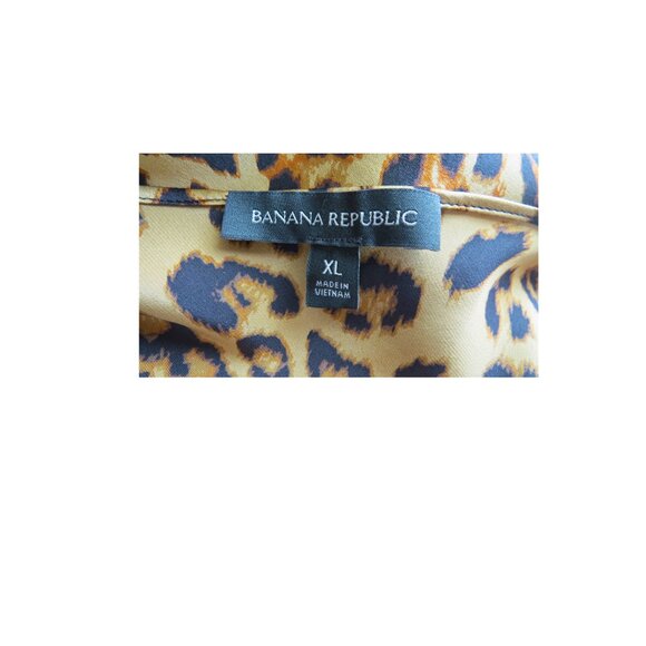 Leopard Print Satin Nightgown – Size XL - Picture 3 of 3